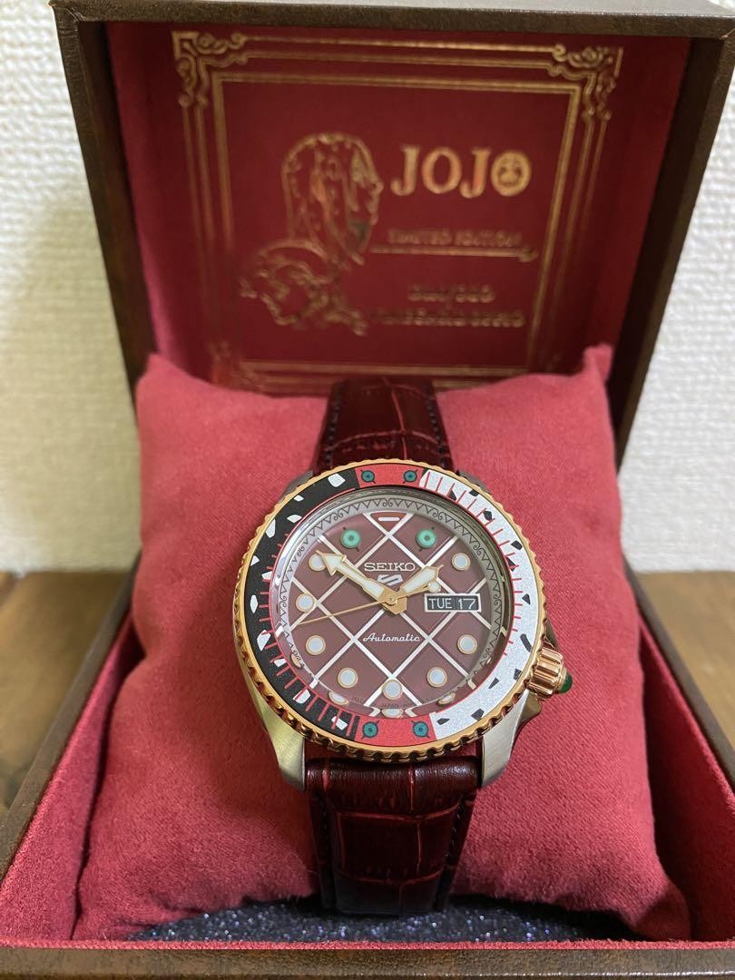 JoJo 's Bizarre Adventure Seiko 5 Sports Watch DIAVOLO SBSA034