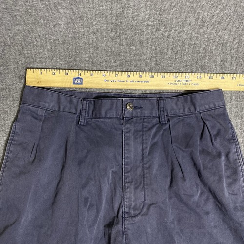 Polo Ralph Lauren Chino Shorts Men 32 Navy Classic Pony Preppy Flat Front 32x8.5 - Picture 6 of 21