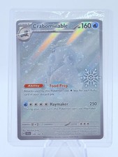 SEALED Crabominable (149/142) Holiday 2025 Snowflake Stamp Promo Sealed Pokemon