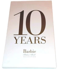 BARBIE FASHION MODEL COLLECTION "10 YEARS" BOOK SILKSTONE BARBIE DOLL RELEASES 