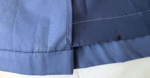 VTG Lt Perrywinkle Blue Belted Duster Weatherwear Trench Coat Zip-In Liner Sz 16 - Picture 21 of 23