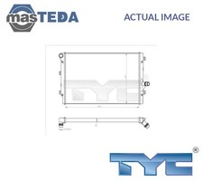 702-0024-R ENGINE COOLING RADIATOR TYC FOR AUDI A3,TT,8P1,8PA,8J3,8J9,8P7
