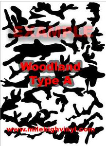 Woodland-BDU-Type-Cerakote-Duracoat-Airbrush-Spray-Paint-Stencil-Camo-Camouflage