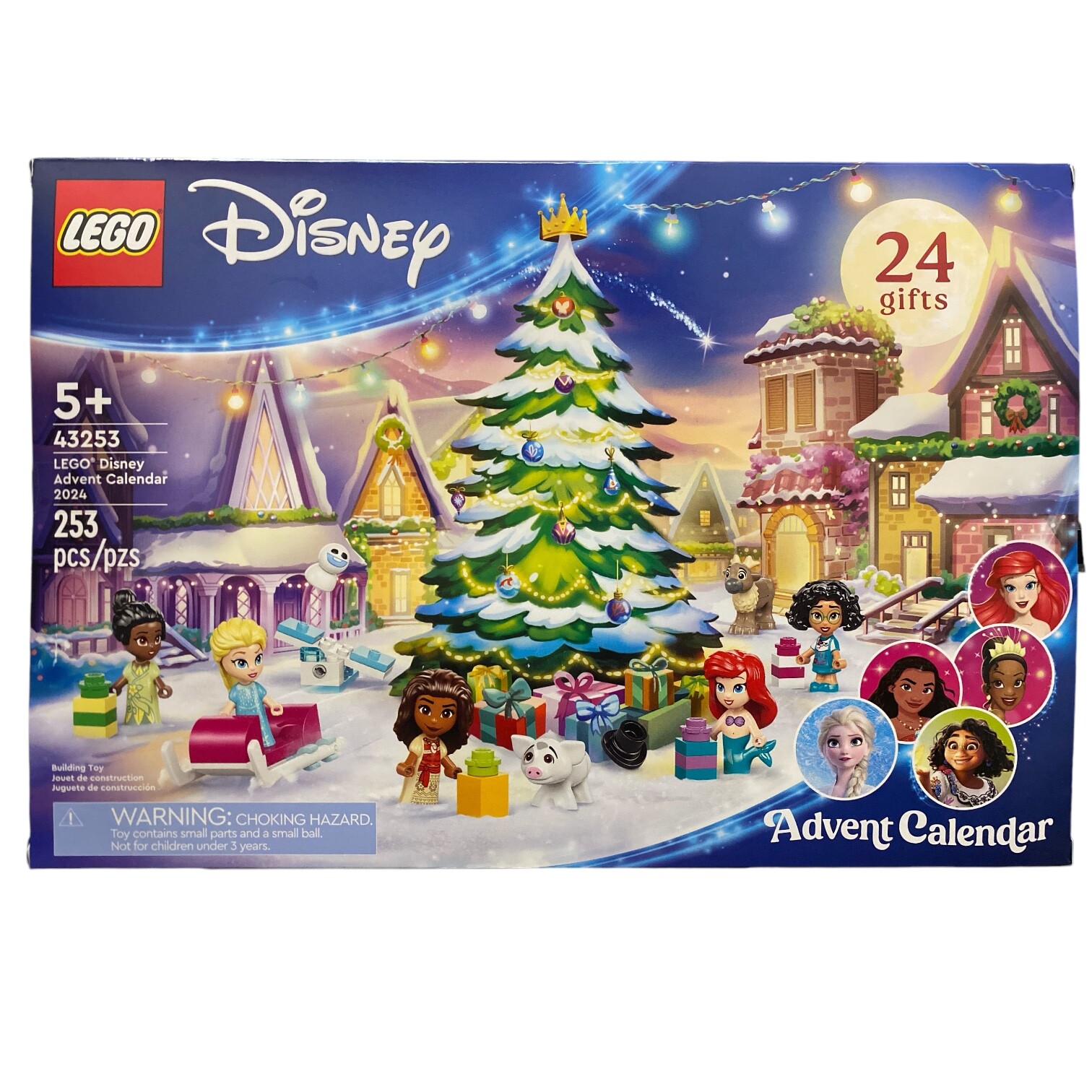 Рождественская игрушка LEGO Disney Advent Calendar 2024, 43253, 253 шт