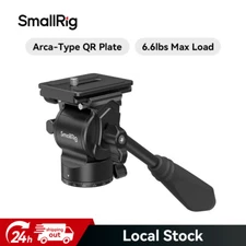 SmallRig Tripod Fluid Head Pan Tilt Head w/ Arca-Type Quick Release Plate 3259