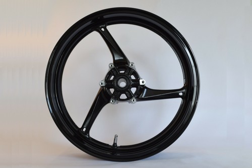NUEVA RUEDA DELANTERA NEGRA BRILLANTE Suzuki GSXR 600 750 2008-2010 GSX-R 1000 2009-2016 - Imagen 5 de 9