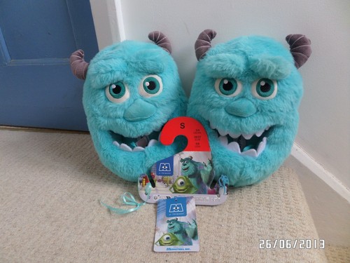 Disney Pixar bright blue novelty slippers from Primark, size S (UK3/4) worn once - Picture 2 of 5