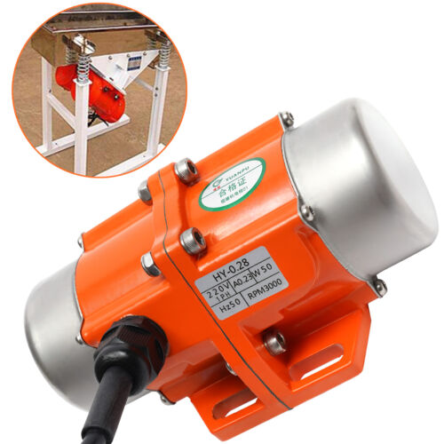 Motore vibrante 40/50/100W motore vibrante asincrono motore vibratore 3000 giri/min IT - Foto 25 di 44