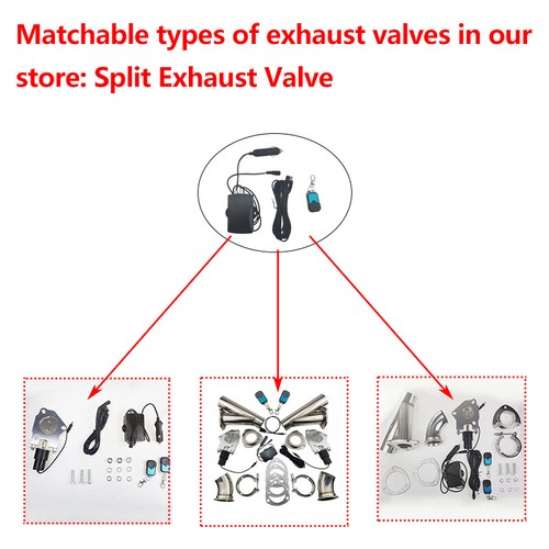 Electric Exhaust Valve Wiring Accessories Remote Control Line Box Kit - Picture 3 of 11