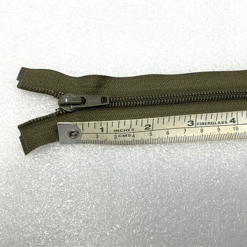 YKK 14” Nylon Bobina Chaqueta Cremallera Separadora #5 Olive Drab Camuflaje Cantidad Disponible - Imagen 4 de 8