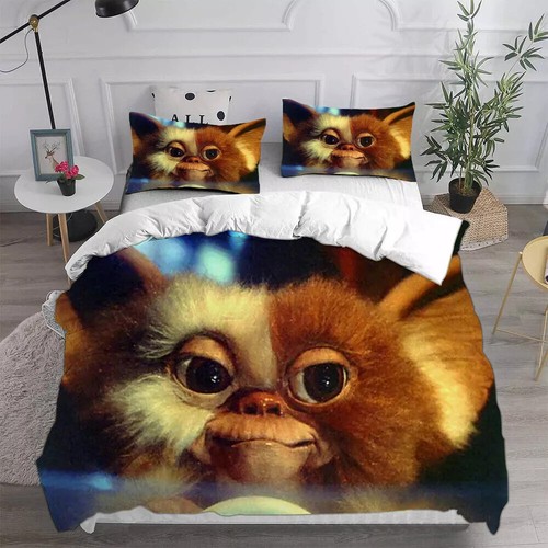 Gremlins Gizmo Christmas 3D Duvet Cover Bedding Set Pillowcase Single Double - Picture 17 of 40