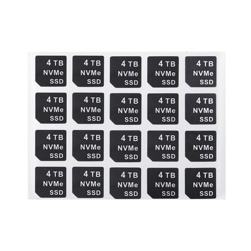 20PCS Capacity Stickers Labels FOR DELL DXD9H X7K8W 14gen Hard Disk Tray Caddy - Bild 163 von 171