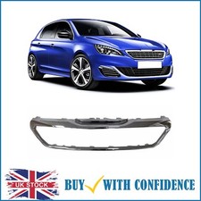 Peugeot 308 Front Grille Moulding Surround Chromed Fits Allure & Gt 2014-2017