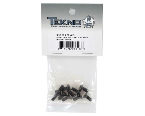 Tekno RC 4x10mm Flat Head Screw (10) [TKR1343] - Picture 2 of 2