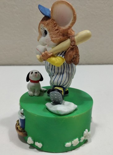 Mouse Capers Music Box Baseball Dog San Francisco Music Co. 1994 - Picture 4 of 6