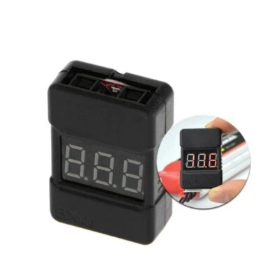 BX100 Li-ion Lipo Li-poly RC Battery Low Voltage Tester Buzzer Alarm - UK Stock