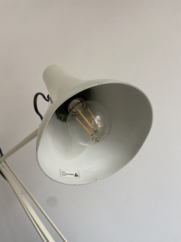 Vintage Anglepoise Original Herbert Terry & Sons Desk Lamp Model 90 White Cream - Picture 5 of 6