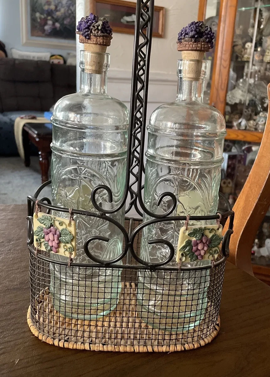 Wicker wine caddy hot sale