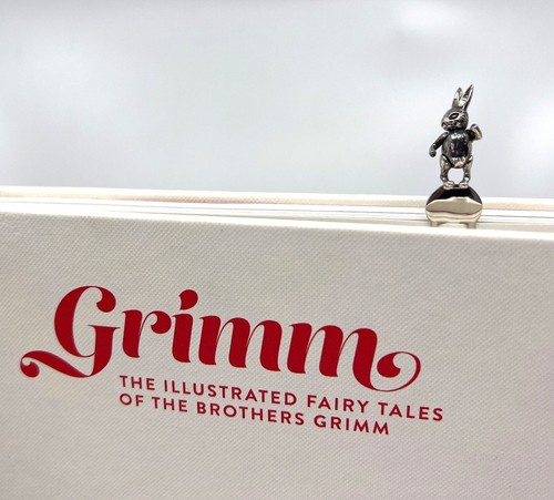 Rabbit Bookmark Victorian Style 925 Sterling Silver With Articulated Rabbit - Imagen 6 de 10
