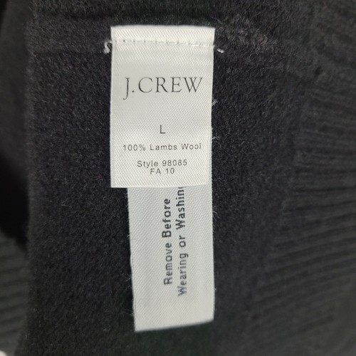 J.Crew Para hombres Talla Grande 100% Lana de Cordero 1/4 Cremallera Argyle Suéter Parches en el Codo - Imagen 9 de 9