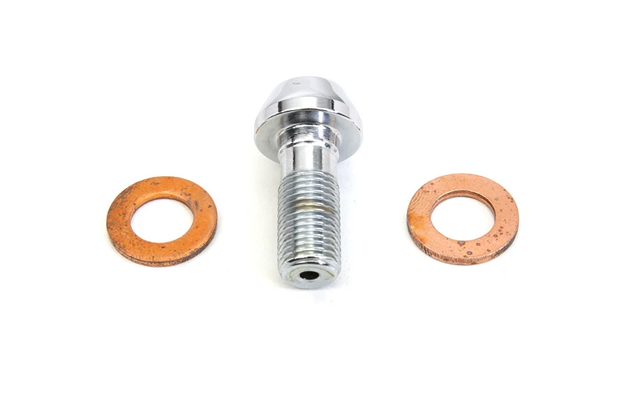 Manguera de freno Banjo Bolt tipo Allen 10 mm se adapta a Harley Davidson Foto 4 de 4