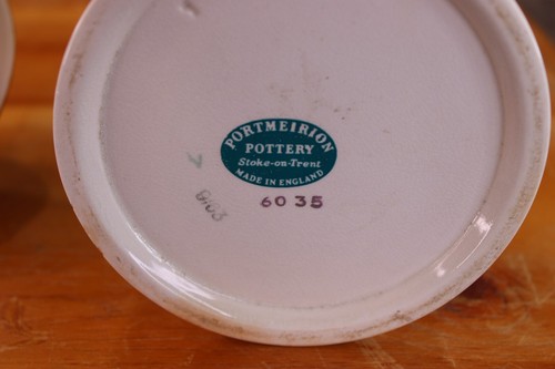 VTG Portmeirion Pottery Jar/Tea/Canister Stoke -On-Trent/ Made in England - Picture 10 of 12