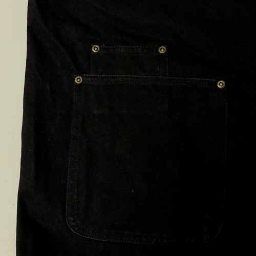 Vtg 90’s Jeans West JW Black DENIM Work Streetwear Mechanic Shop ROCKER Vest XL - Picture 6 of 10