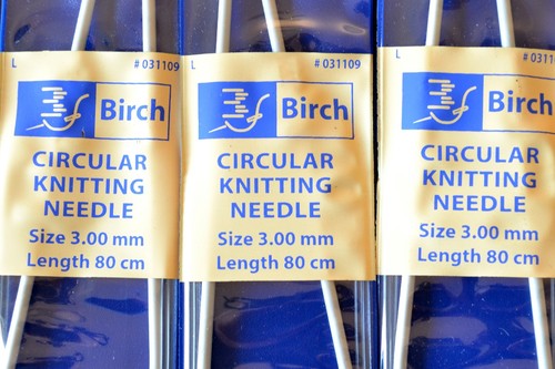3mm BIRCH CIRCULAR NEEDLE - choose length - Picture 4 of 5