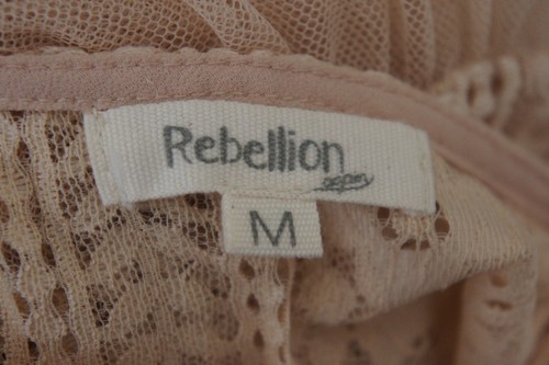 Creme Lace See Through Babydoll Tank Top Tunic Cottagecore Boho - Picture 7 of 9