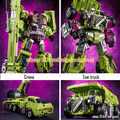 JinBao 8008 Devastator Decepticon Constructions G1 G2 6in1 Oversized 18in Robot - Picture 5 of 14