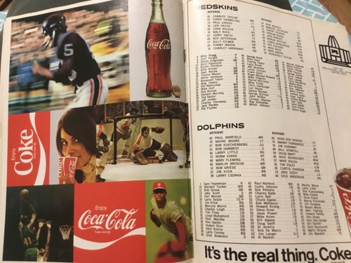 1972 MIAMI DOLPHINS PRE-SEASON GAME PROGRAM,17-0 PERFECT SEASON,DON SHULA,CSONKA - Picture 11 of 12