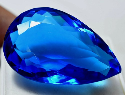 Lab Created 87.60 Ct Beautiful Blue Tanzanite Top Quality GGL Certified Gemstone - Picture 5 of 7