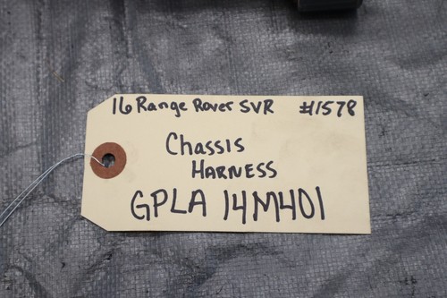 2016 LAND RANGE ROVER SPORT V8 SVR 5.0L OEM CHASSIS HARNESS GPLA 14M401 #1578 - Picture 9 of 11