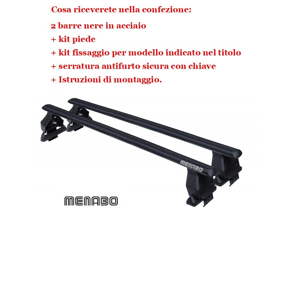 PER  VOLKSWAGEN T-Roc (A1) 5P anno 2018 in poi  tetto liscio FIX026G BARRE PORT - 2