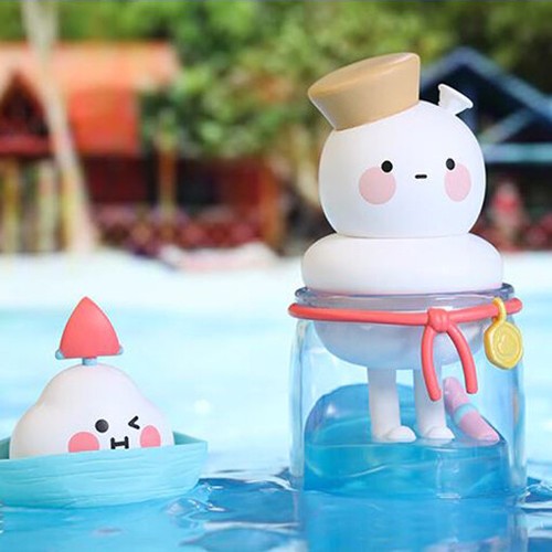 Pop Mart x Bobo and Coco Wanderlust Series Drift mini figures message in bottle - Picture 1 of 2