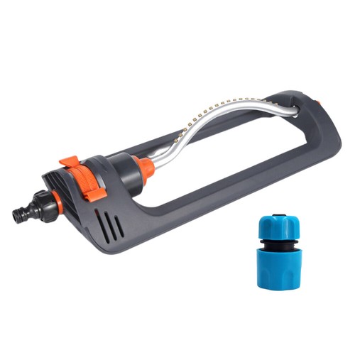 Lawn Sprinkler 4 Modes Oscillating Garden Sprinkler 19 Hole Nozzles Garden Tool - Bild 5 von 27