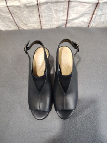 ALFANI Step-N-Flex Blue Slingback Heels Sandals Womens Size US 7.5 M - Picture 9 of 10