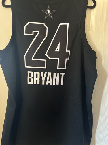 Kobe Bryant 2018 KIA All Star Game LA Lakers Black Jersey 52 Adult - Picture 3 of 3