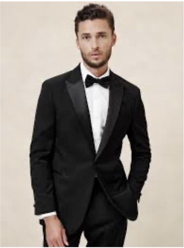 Banana Republic Men’s Tailored-Fit Luxe Tuxedo Suit Jacket 40 Long NWT