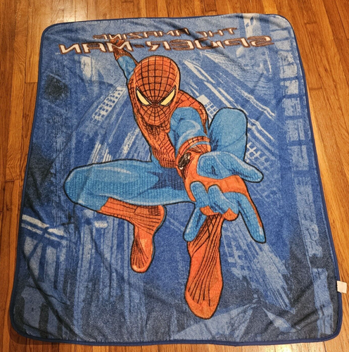 Spider Man Throw Blanket 57" X 46" Soft Plush Fleece Toy - Picture 11 of 15