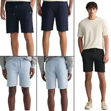 Mens Gant Shorts Shield Sweat Embroidered Cotton Casual Summer Beach Half Pants