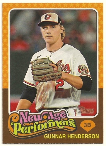 2024 Topps Heritage - New Age Performers Lot x9 - Judge Trout Acuna Henderson - Bild 5 von 7