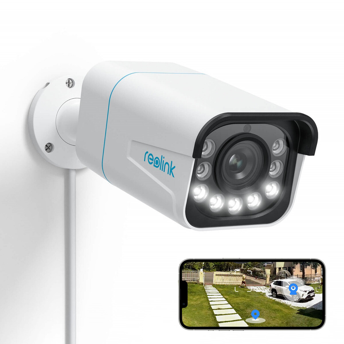 Reolink 811A 4K 8MP Spotlight POE Security Camera Zoom Detection 