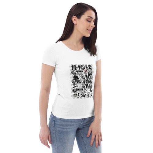 Camiseta Retro Ska Damas Para Mujer Ajustada Orgánica Genial Vintage Niña Ruda mods - Imagen 13 de 13