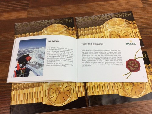 Your Rolex Oyster Booklets in English set of 5 Year 1997 + Free Post - Picture 8 of 12
