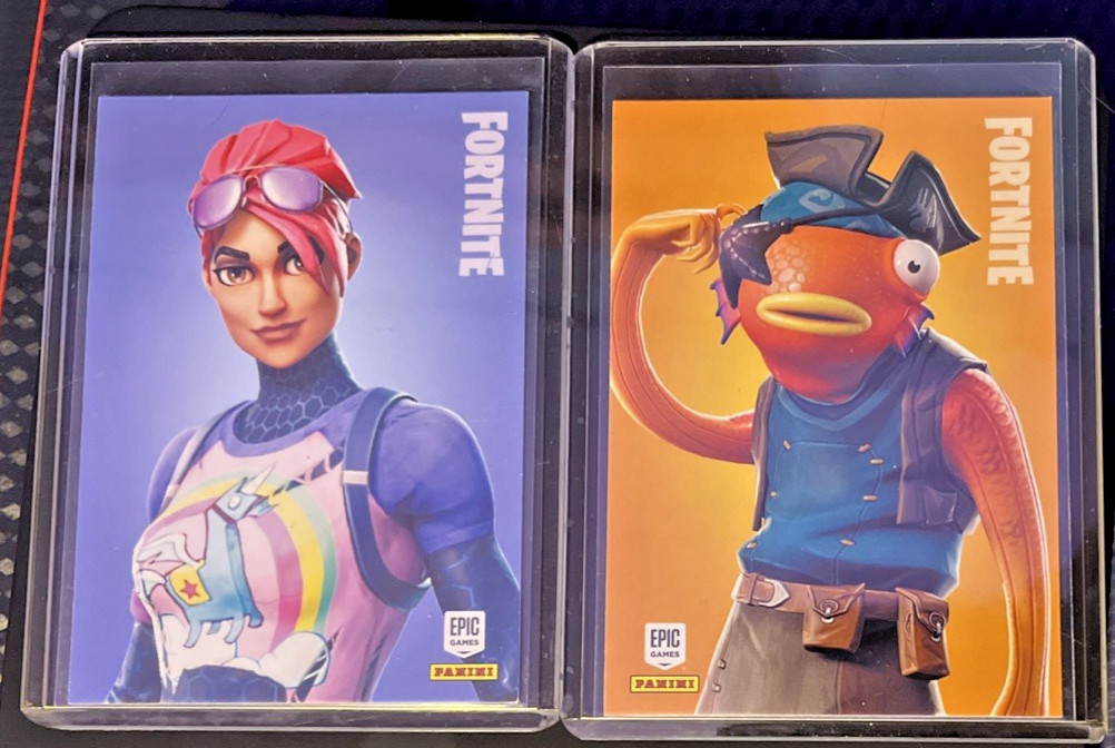 2019 PANINI FORTNITE  Brite Bomber 160 Fishstick 187 NM-MN