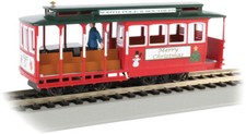 Spur H0 - Bachmann Straßenbahn Cable Car Christmas North Pole - 60535 NEU
