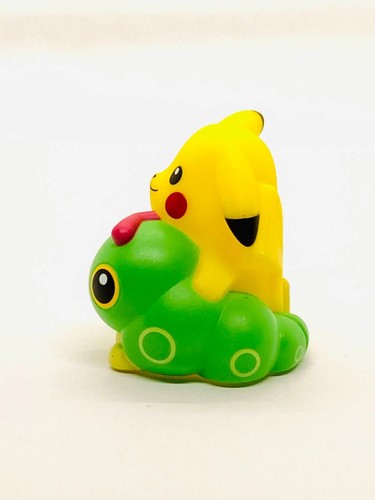 Pikachu Caterpie Mini Figure doll Pocket Monster Rare japan Nintendo Vintage - Picture 2 of 10