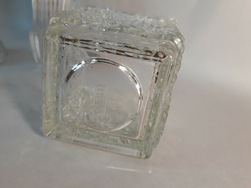 Lot of (4) FOSTORIA Avon Glass Candle Holder Containers Table Vases Used - Picture 5 of 10