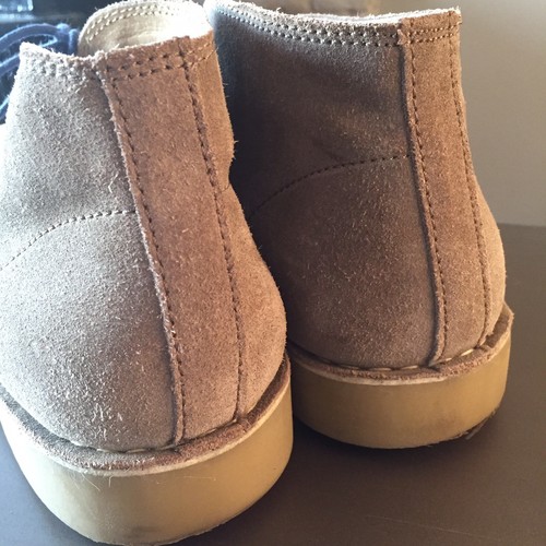 Johnnie B Mens Suede Plain toe Boots Size 11 / EUR 44 Boulder Gray Boden Shoes - Picture 2 of 7